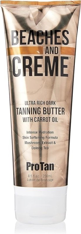 Pro Tan Beaches and Cream Ultra Rich Dark Tanning Butter with Carrot Oil (250ml) - British D'sire