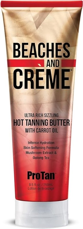 Pro Tan Beaches and Creme Ultra Rich Hot Tanning Butter with Carrot Oil (250ml) - British D'sire