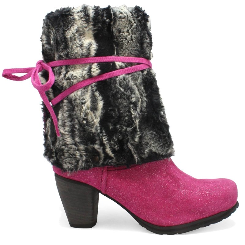 Pulpeux Fuchsia suede long leg boot - Last pairs 37 AND 38! - Long Boot - British D'sire