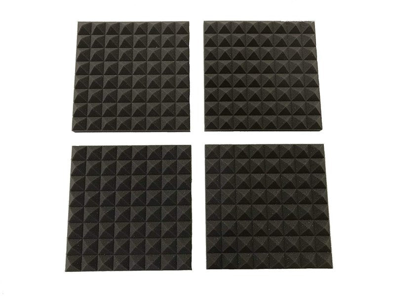 Pyramid 12" Acoustic Studio Foam Tile Pack - 12" Acoustic Tile Packs - British D'sire