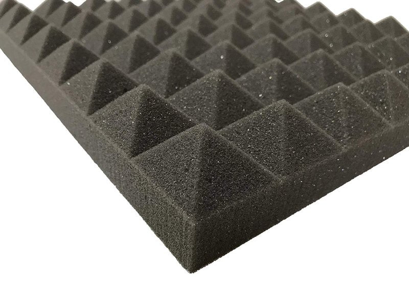 Pyramid 12" Acoustic Studio Foam Tile Pack - 12" Acoustic Tile Packs - British D'sire