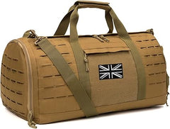 QT&QY 40L Military Tactical Duffle Bag for Men Sport Gym Fitness Tote Travel Training Workout with Shoe Compartment Football Weekender - Bags & Accessories - British D'sire