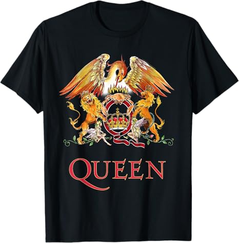 Queen Official Classic Crest T-shirt T-Shirt - Men's T-Shirts - British D'sire