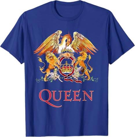 Queen Official Classic Crest T-shirt T-Shirt - Men's T-Shirts - British D'sire