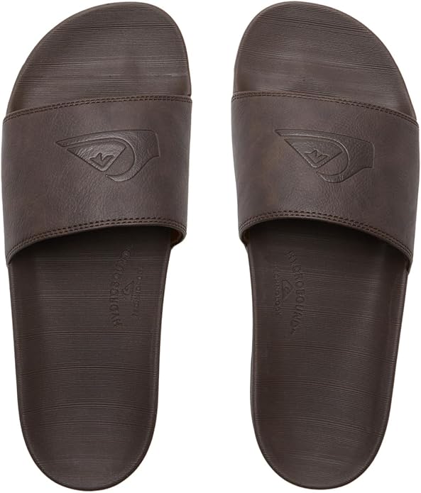 Quiksilver Rivi Nubuck - Slider Sandals for Men - Slider Sandals - Men - 47 - Brown - British D'sire