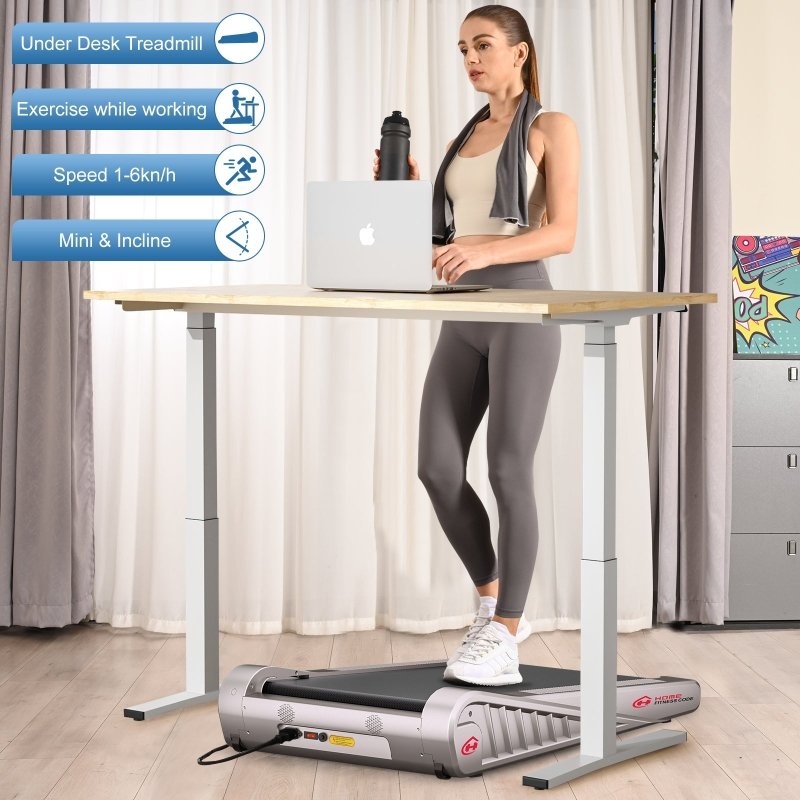 Rattrix Folding Treadmill 3.0HP Walking Running Machine 1 - 16KM/H with 0 - 15% Auto Incline Bluetooth Music, 18 Programs, Under Desk Treadmill, Compact Walking Treadmill, APP & Remote Control, Perfect for Home & Office, Low - Impact Cardio for Busy People - British D'sire