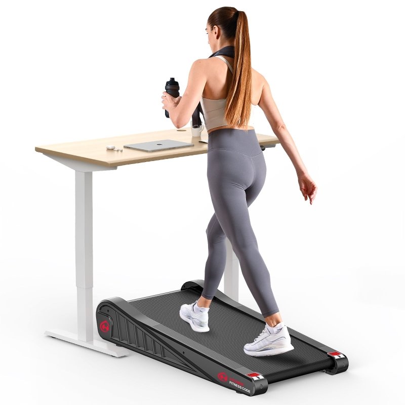 Rattrix Folding Treadmill 3.0HP Walking Running Machine 1 - 16KM/H with 0 - 15% Auto Incline Bluetooth Music, 18 Programs, Under Desk Treadmill, Compact Walking Treadmill, APP & Remote Control, Perfect for Home & Office, Low - Impact Cardio for Busy People - British D'sire