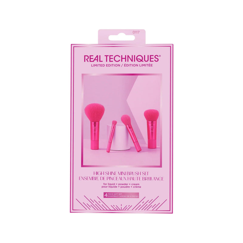 Real Techniques High Shine Mini Brush Set Limited Edition - Makeup Brushes - British D'sire