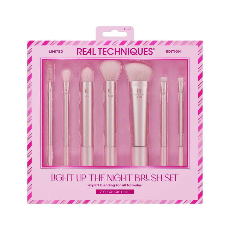 Real Techniques Light Up the Night Brush Set Limited Edition - Makeup Brushes - British D'sire