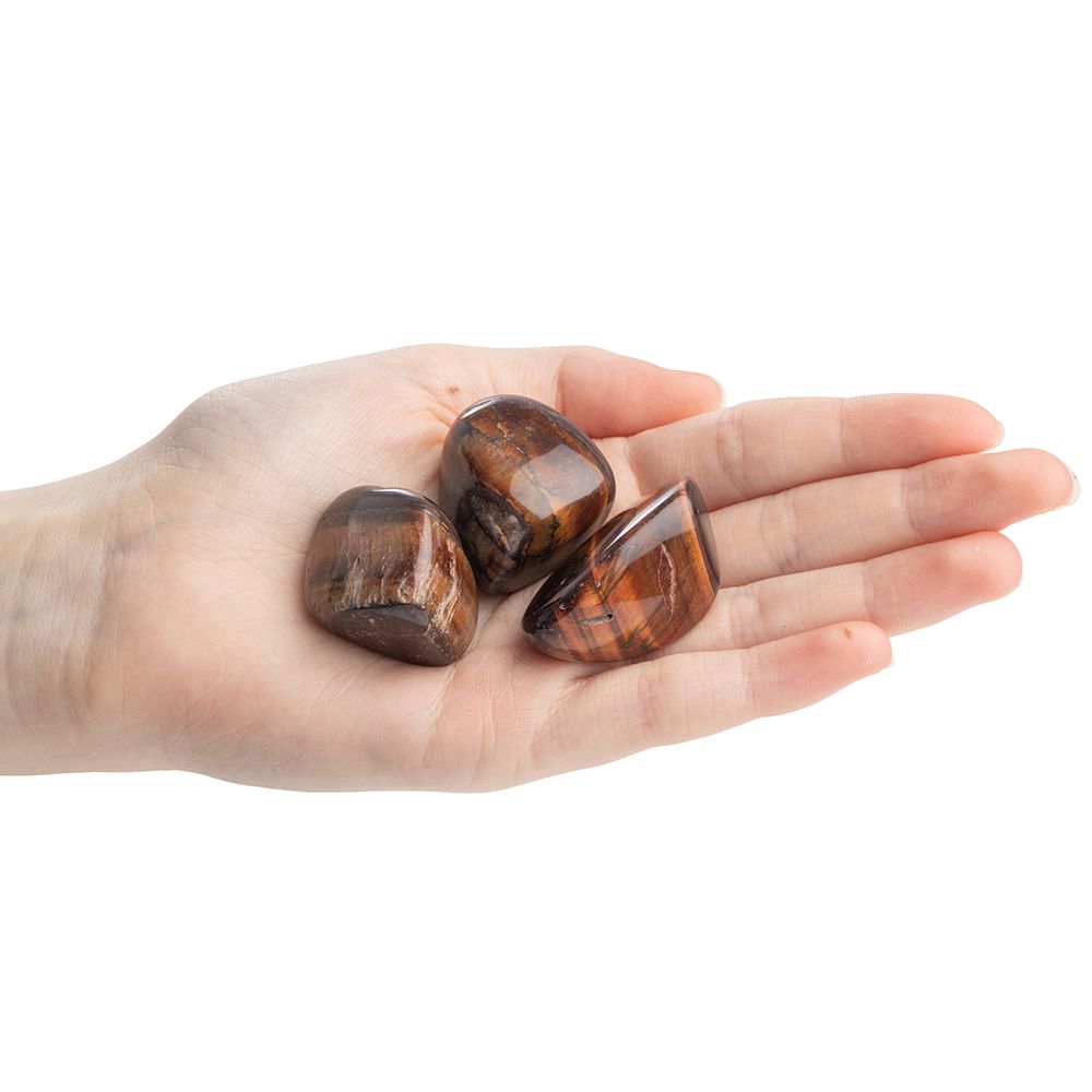 Red Tigers Eye Large Tumblestone 3-4cm