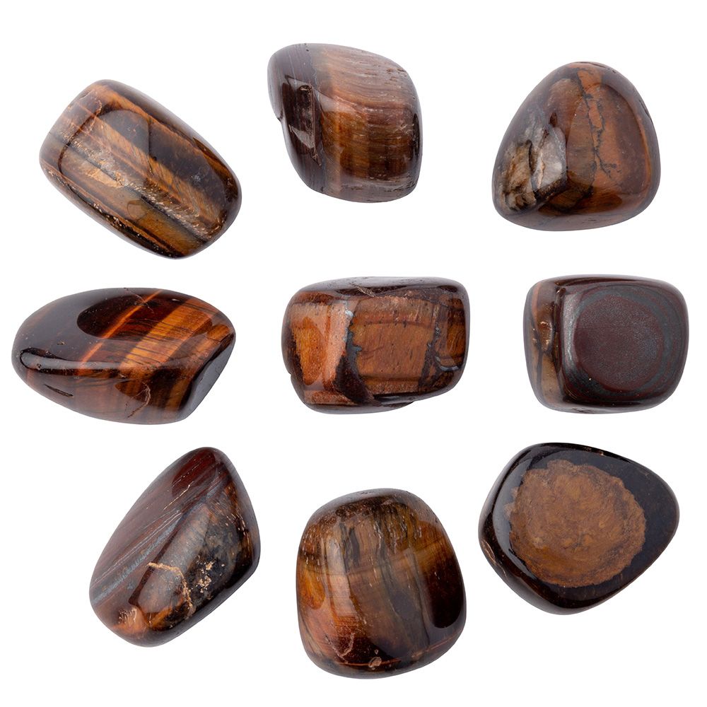 Red Tigers Eye Large Tumblestone 3-4cm