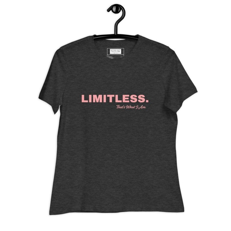 Relaxed fit shirt LIMITLESS Women's Relaxed T-Shirt - Women's Relaxed T-Shirt - British D'sire