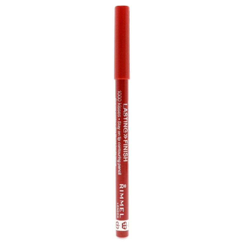 Rimmel London - Lasting Finish 1000 Kisses Lip Liner - 021 Red Dynamite for Women - 0.04 oz Lip Liner - Lip Liner - British D'sire