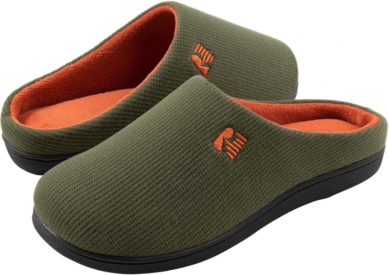 RockDove Men's Original Two - Tone Memory Foam Slipper - Men's shoes - British D'sire