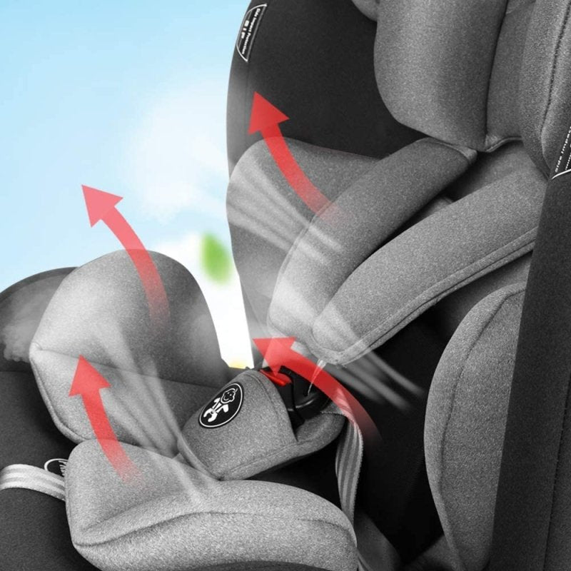 Rotation 360°Booster Seat Baby Car Seat for 0-12 Years - British D'sire