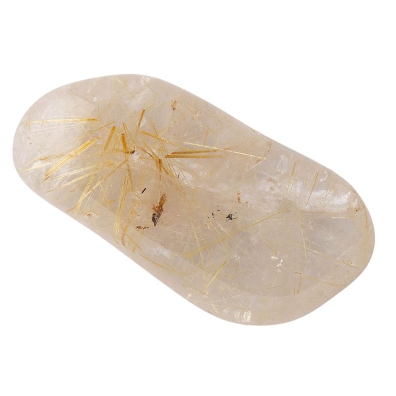 Rutilated Quartz Extra Quality Medium Tumblestone 2 - 3cm - British D'sire