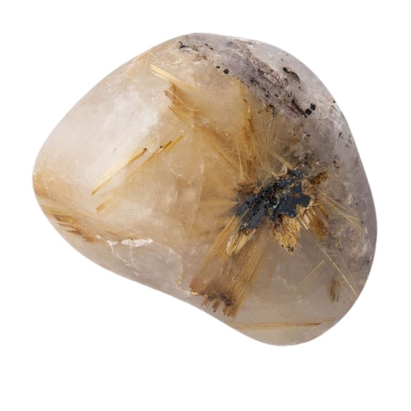 Rutilated Quartz Extra Quality Medium Tumblestone 2 - 3cm - British D'sire