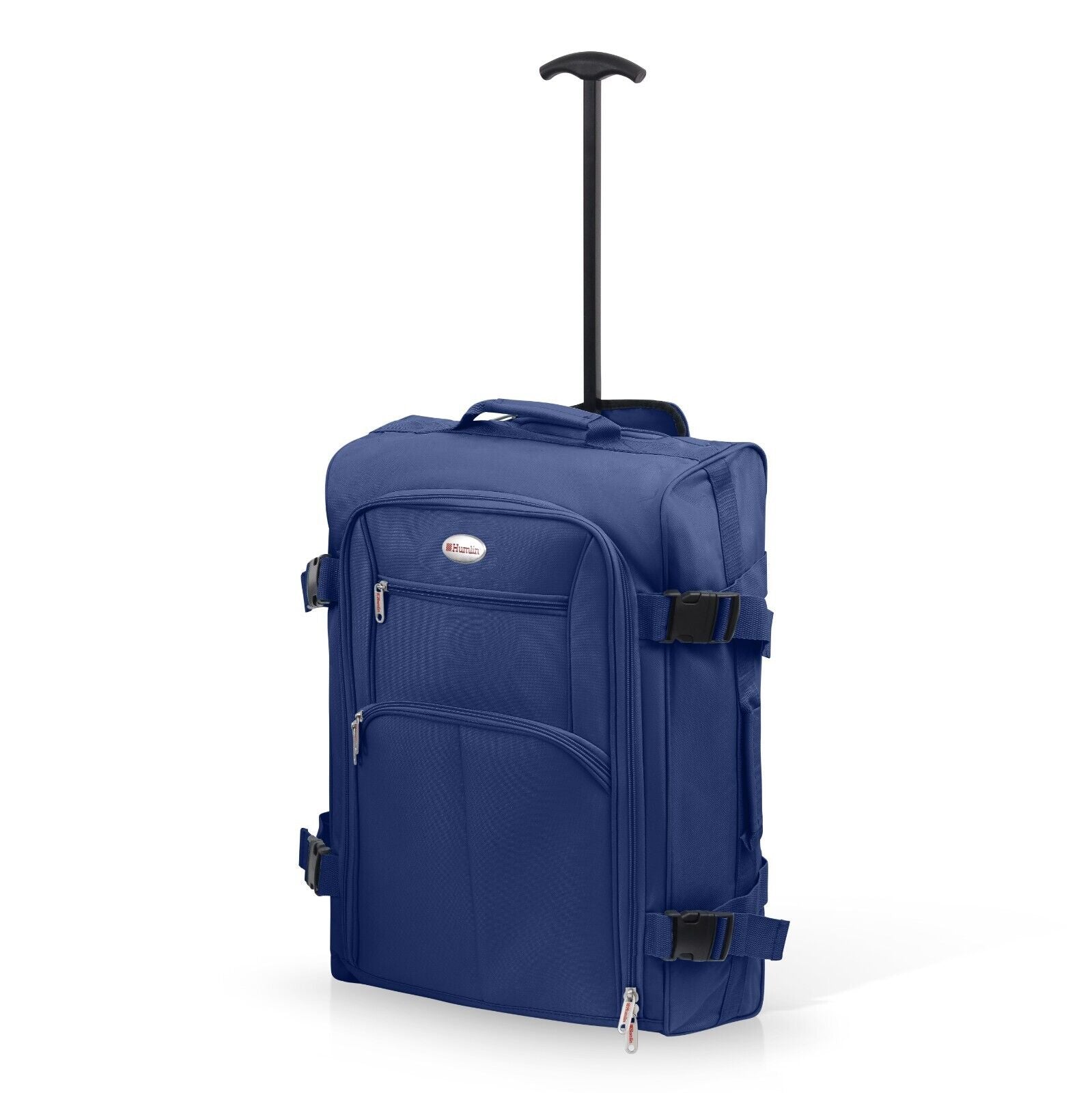 Purple Cabin approved suitcase trolley bag | Lightweight and foldable carry on hand luggage | 35 litres