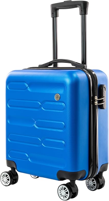 SA Products Cabin Suitcase, Easy Jet 45x36x20 Cabin Bag | Lightweight, Telescopic Handle, Hard Shell Small Carry on Suitcase with Wheels | Travel Luggage 45 CM - Luggage Accessories - British D'sire