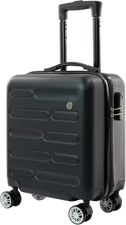 SA Products Cabin Suitcase, Easy Jet 45x36x20 Cabin Bag | Lightweight, Telescopic Handle, Hard Shell Small Carry on Suitcase with Wheels | Travel Luggage 45 CM - Luggage Accessories - British D'sire