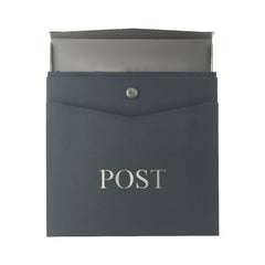 Safes UK Large Modern Stainless Steel / Steel Letterbox Nova - Post Box - British D'sire