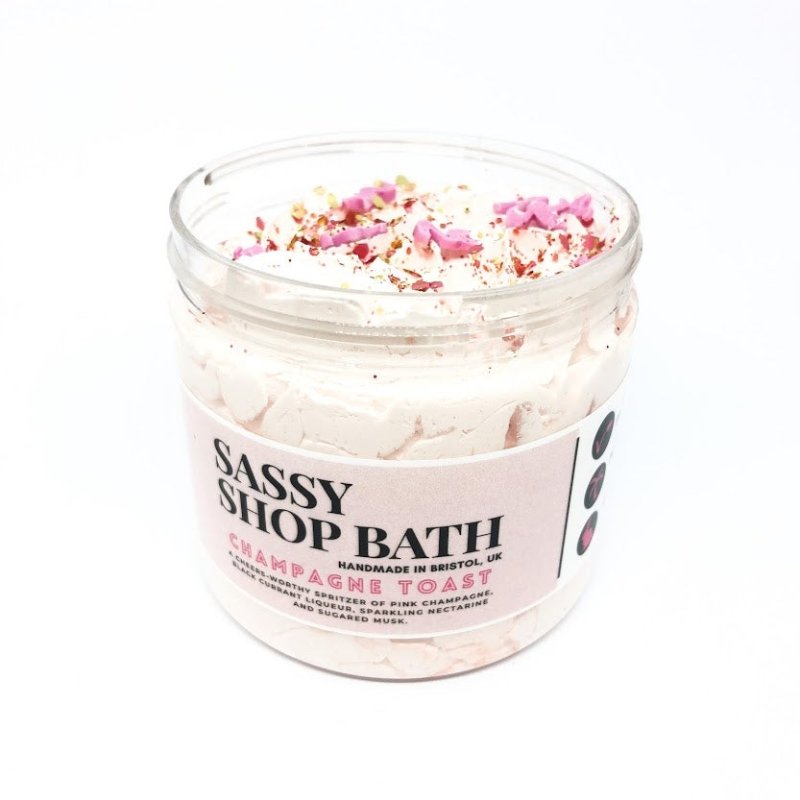 Sassy Shop Bath Whipped Soap - Champagne Toast - Whipped Soap - British D'sire