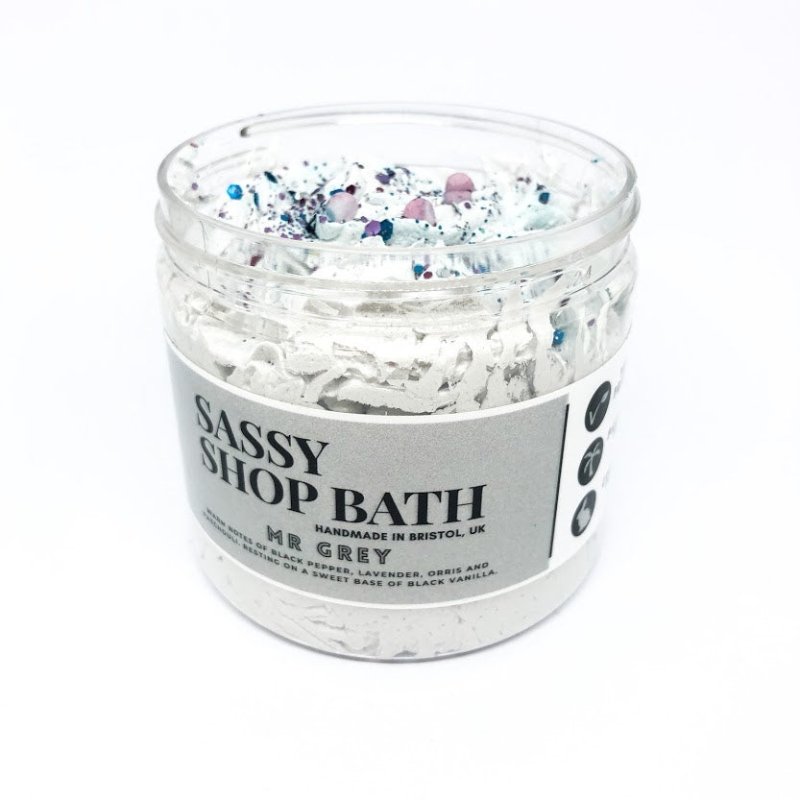 Sassy Shop Bath Whipped Soap - Mr Grey - Whipped Soap - British D'sire