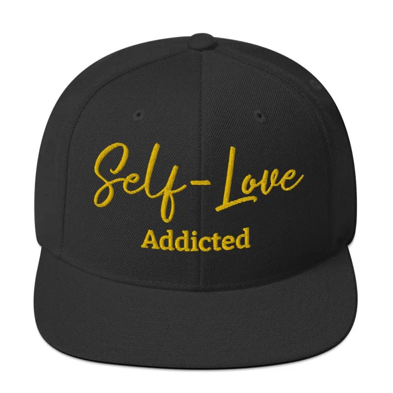 Self Love Addicted Snapback Hat with Embroidery - beanie - British D'sire