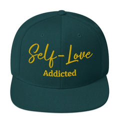 Self Love Addicted Snapback Hat with Embroidery - beanie - British D'sire