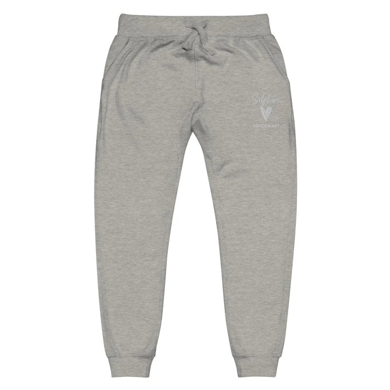 Self Love Unisex fleece sweatpants with Embroidery - Unisex fleece sweatpants - British D'sire