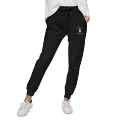 Self Love Unisex fleece sweatpants with Embroidery - Unisex fleece sweatpants - British D'sire