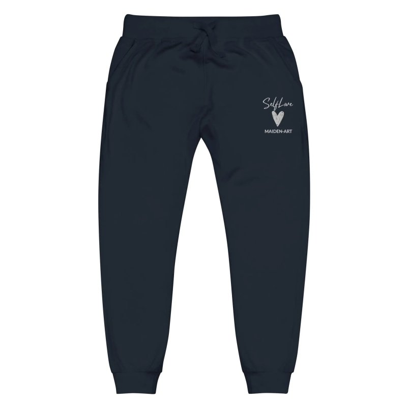 Self Love Unisex fleece sweatpants with Embroidery - Unisex fleece sweatpants - British D'sire