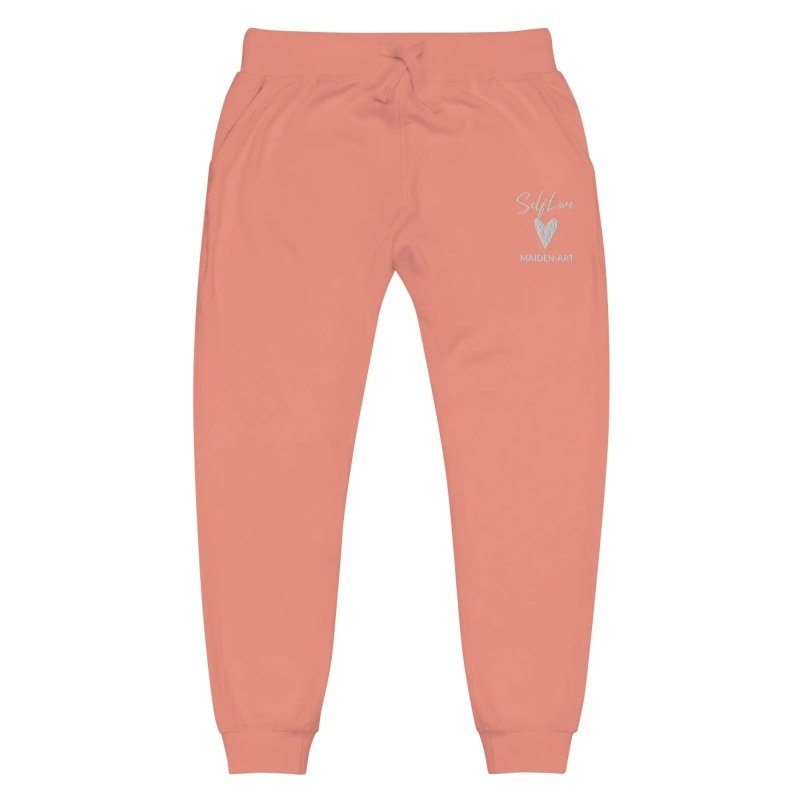 Self Love Unisex fleece sweatpants with Embroidery - Unisex fleece sweatpants - British D'sire