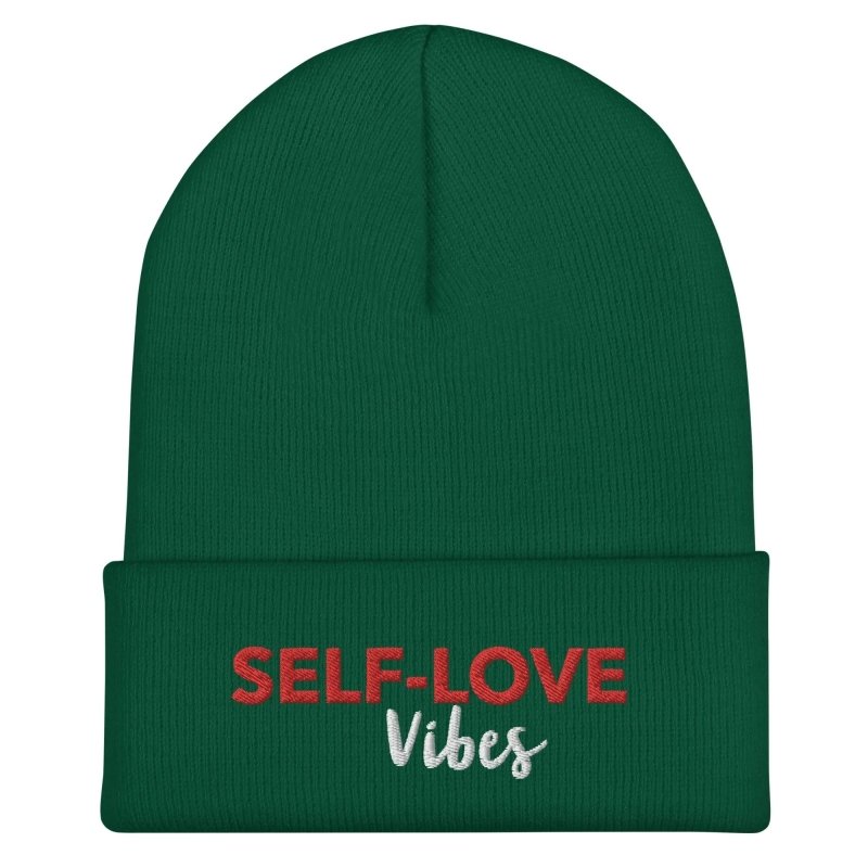 SELF - LOVE VIBES Cuffed Beanie - beanie - British D'sire