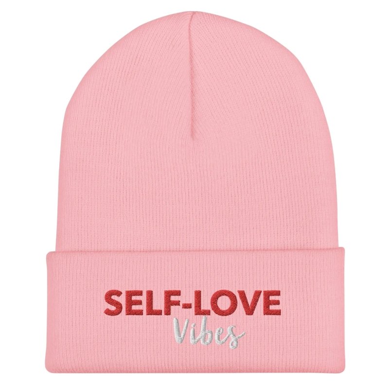 SELF - LOVE VIBES Cuffed Beanie - beanie - British D'sire