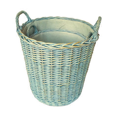 Set of 2 Heavy Duty Provence Lined Log basket - Log Baskets - British D'sire