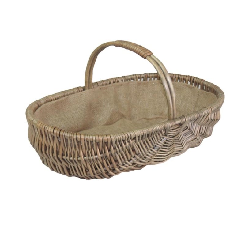 Shallow Antique Wash Lined Garden Trug - Trugs - British D'sire