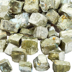 Shanxing 1lb/460g Natural Iron Pyrite Large Raw Crystals Bulk Rough Stone, Mineral Rocks for Tumbling Cabbing, Reiki Chakra Healing Crystals for Crafts Wicca Fish Tank Aquarium Vase Plant Pot Decor - Gemstones - British D'sire