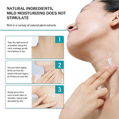 Shefave Neck Firming Cream, Hyaluronic Acid Neck Cream Double Chin Reducer Anti Wrinkle Face Cream - Skin Tightening and Lifting Cream Whitens Swan Neck Beauty Neck Cream Face Moisturizer for Women - British D'sire