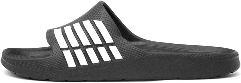 shoezone - Barrington Adults Black Stripe EVA Slider - British D'sire