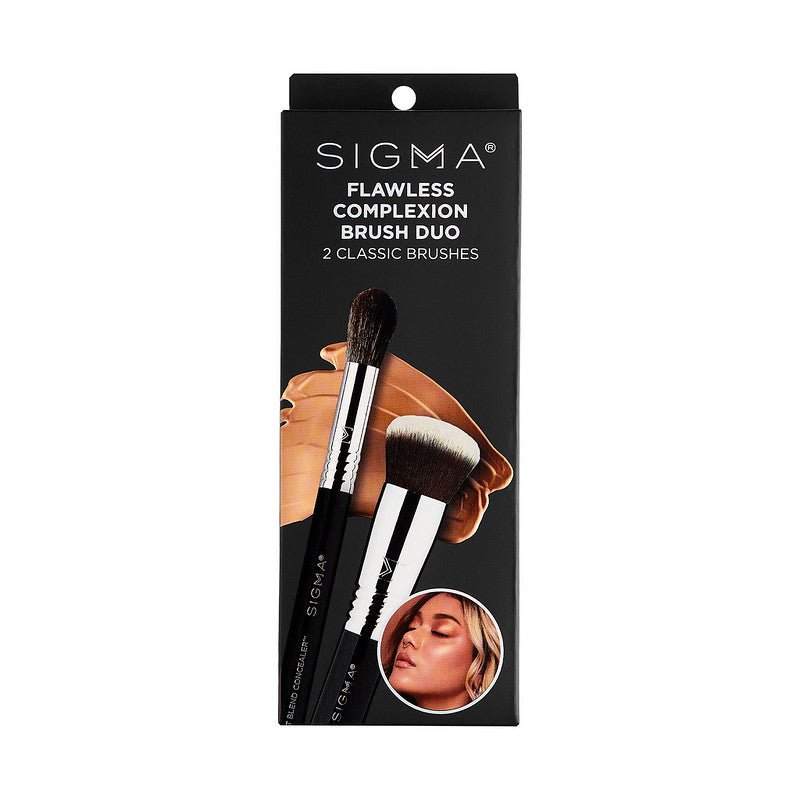 Sigma Beauty Flawless Complexion Brush Duo - Makeup Brushes - British D'sire