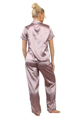 Silky Satin Pajama Set with Pockets – Ultimate Comfort and Style - Loungewear - British D'sire