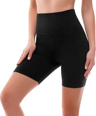 SINOPHANT High Waisted Cycling Shorts Women - Tummy Control Buttery Soft Biker Yoga Running Gym Black Workout Athletic Shorts - Women's Shorts - British D'sire