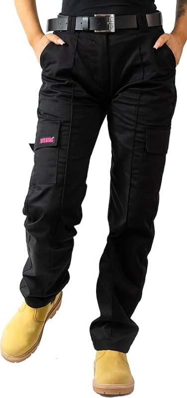 SITE KING Ladies Cargo Combat Work Trousers - Trousers - British D'sire