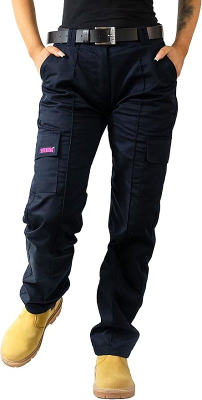 SITE KING Ladies Cargo Combat Work Trousers - Trousers - British D'sire