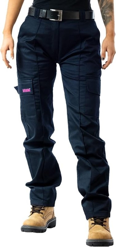 SITE KING Ladies Cargo Combat Work Trousers - Trousers - British D'sire