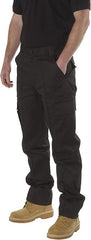 SITE KING Mens Cargo Combat Work Trousers Sizes 28 to 56 with Button & Zip Fly - Trousers - British D'sire