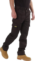 SITE KING Mens Cargo Combat Work Trousers Sizes 28 to 56 with Button & Zip Fly - Trousers - British D'sire