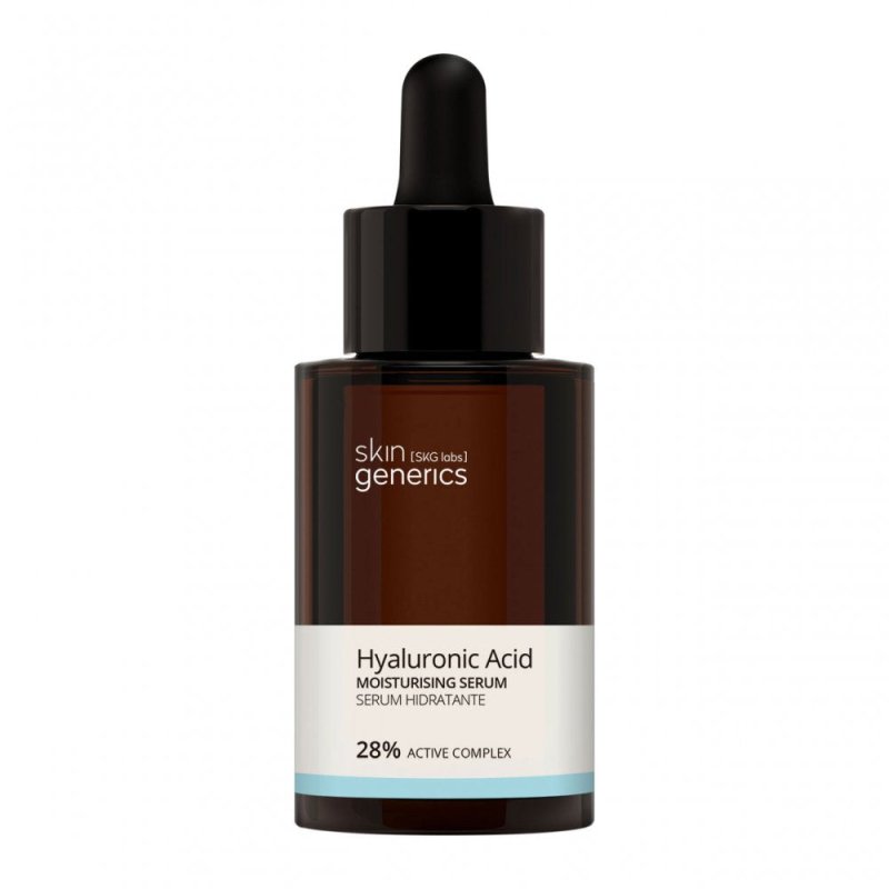 Skin Generics Hyaluronic Acid MOISTURISING SERUM 28% Active Complex, 30ml - Moisturiser - British D'sire