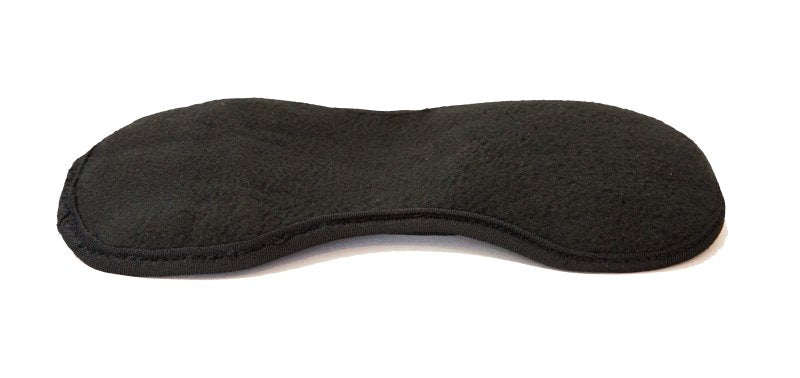 Sleep Mask - Soft Cotton Fleece - Lightweight & Comfortable - Black - Sleep Mask - British D'sire